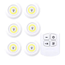 Luminária LED Sem Fio Luz Branca (Fria) com Controle Remoto - [Pague 2 e leve 6]