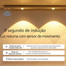 Luminária Smart Ultra LED Inteligente com Sensor de Movimento